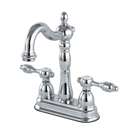 4 Centerset Bar Faucet, Polished Chrome